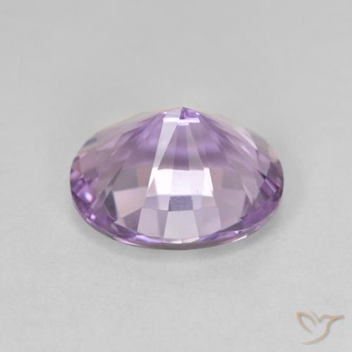 Ametista Violeta claro Natural 3.53ct, oval, VVS