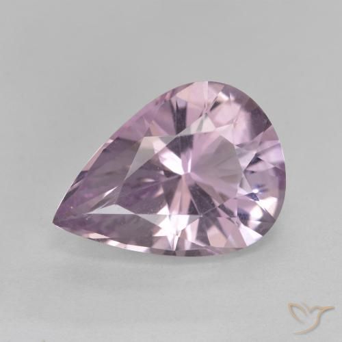 3.44ct Natural Violeta médio Ametista, Formato de pêra, VVS