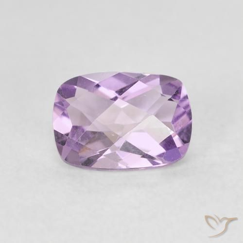 0.82ct Natural íris violeta Ametista, Almofada, VVS
