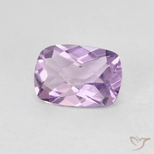 Ametista íris violeta Natural 0.82ct, Almofada, VVS