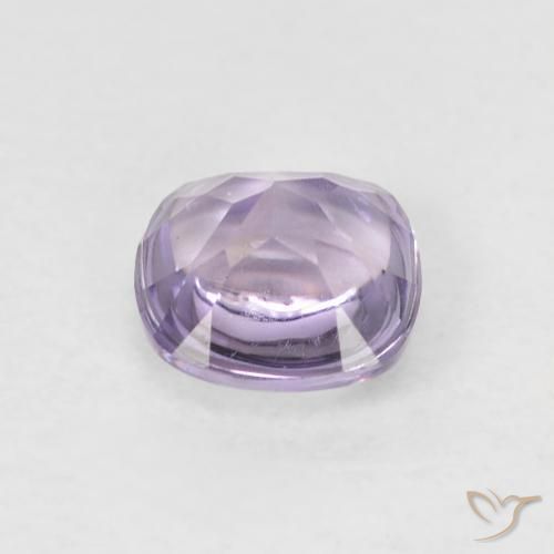 Ametista Violeta claro de íris Natural 0.51ct, Almofada, Transparente