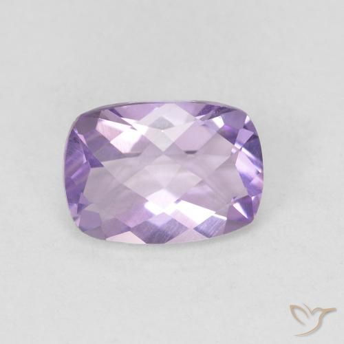 0.85ct Natural Violeta médio Ametista, Almofada, VVS