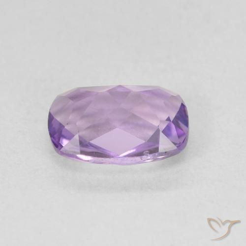 Ametista Violeta médio Natural 0.85ct, Almofada, VVS