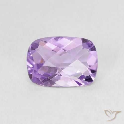0.77ct Natural Violeta rosado Ametista, Almofada, VVS