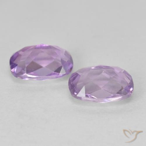 Pedras preciosas de Ametista Violeta médio natural de 1.71 ct, Almofada, VVS-VS