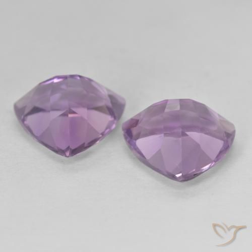 Pedras preciosas de Ametista Violeta rosado natural de 5.47 ct, Trilhão, VVS-VS