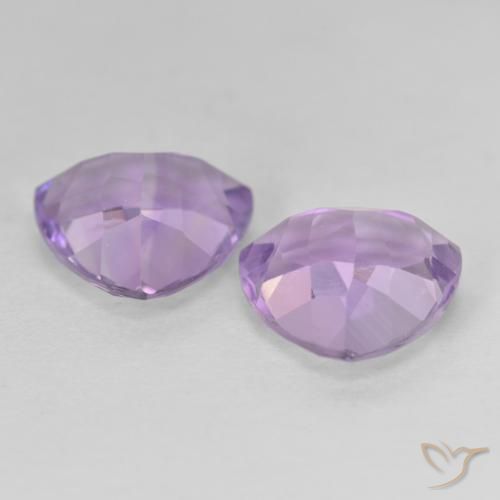Pedras preciosas de Ametista Violeta rosado natural de 5.55 ct, Trilhão, VVS-VS
