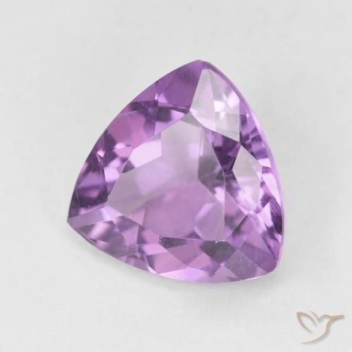 Ametista Violeta médio Natural 2.80ct, Trilhão, VVS-VS