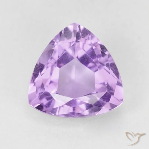 3.26ct Natural Íris Rosa Violeta Ametista, Trilhão, VVS-VS