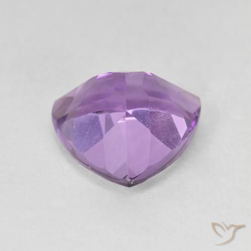 Ametista Violeta Púrpura Médio Natural 2.89ct, Trilhão, VVS-VS