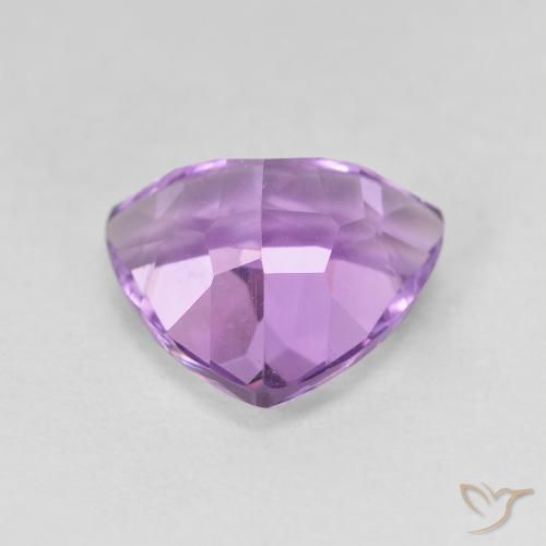 Ametista Violeta Púrpura Natural 2.96ct, Trilhão, VVS-VS