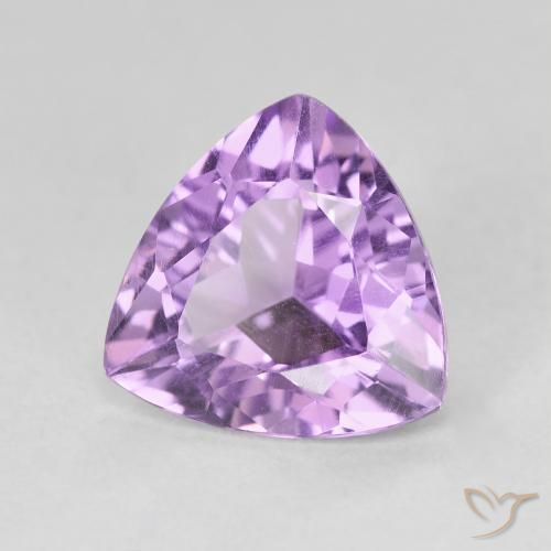 Ametista Violeta Púrpura Médio Natural 2.86ct, Trilhão, VVS-VS