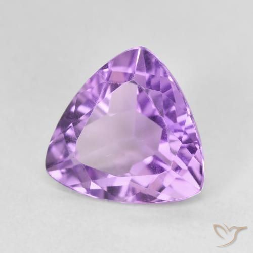 Ametista Violeta médio Natural 2.75ct, Trilhão, VVS-VS