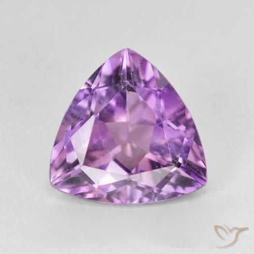 2.61ct Natural Violeta Púrpura Ametista, Trilhão, VVS-VS