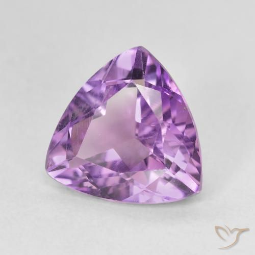 Ametista Violeta Púrpura Natural 2.61ct, Trilhão, VVS-VS