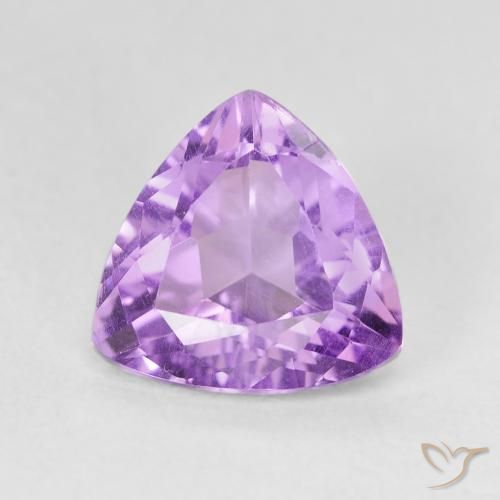 2.72ct Natural íris violeta Ametista, Trilhão, VVS-VS