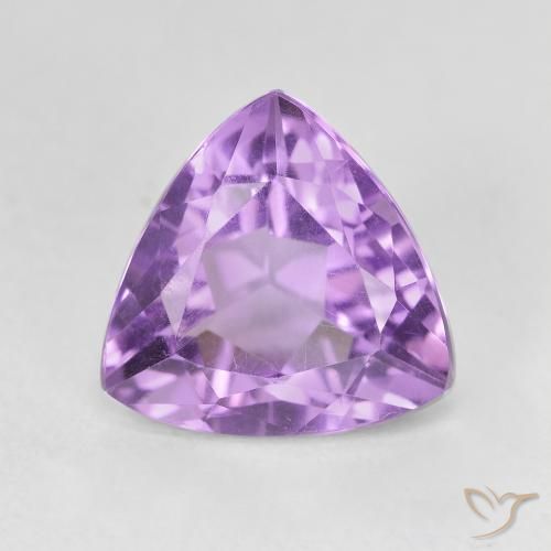 3.08ct Natural Violeta Púrpura Ametista, Trilhão, VVS-VS