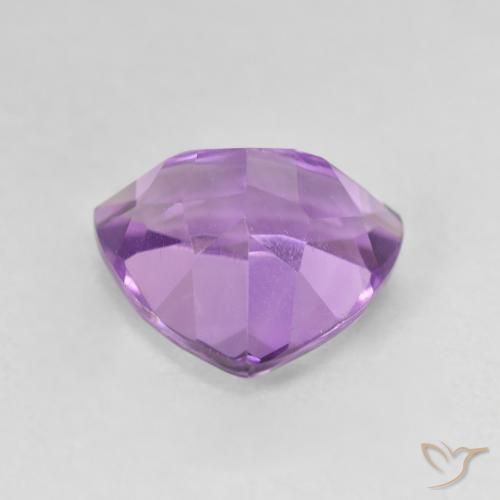 Ametista Violeta Púrpura Natural 3.08ct, Trilhão, VVS-VS
