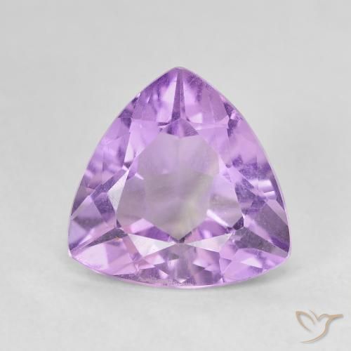 2.82ct Natural íris violeta Ametista, Trilhão, VVS-VS