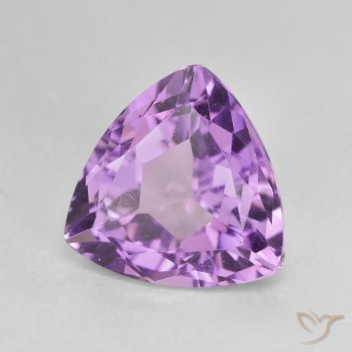 Ametista Violeta Púrpura Natural 3.13ct, Trilhão, VVS-VS