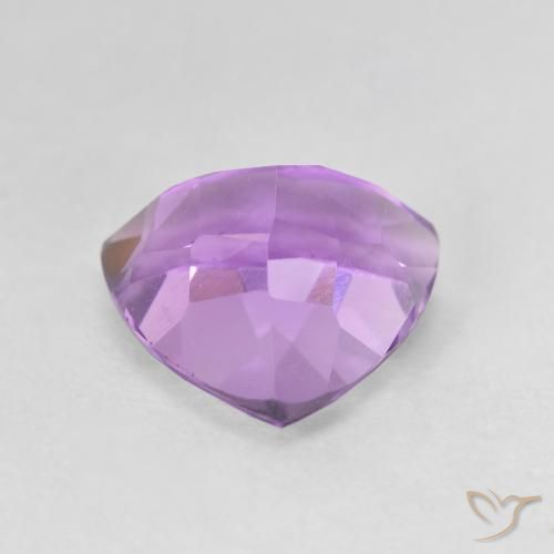Ametista Violeta Púrpura Natural 3.13ct, Trilhão, VVS-VS