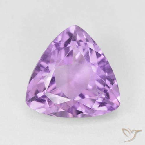 2.77ct Natural Medium Light Purplish-Violet Ametista, Trilhão, VVS-VS