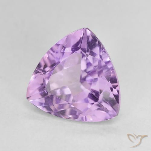 Ametista Violeta Púrpura Natural 2.91ct, Trilhão, VVS-VS
