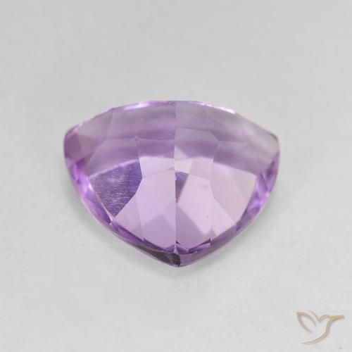Ametista Violeta Púrpura Natural 2.91ct, Trilhão, VVS-VS