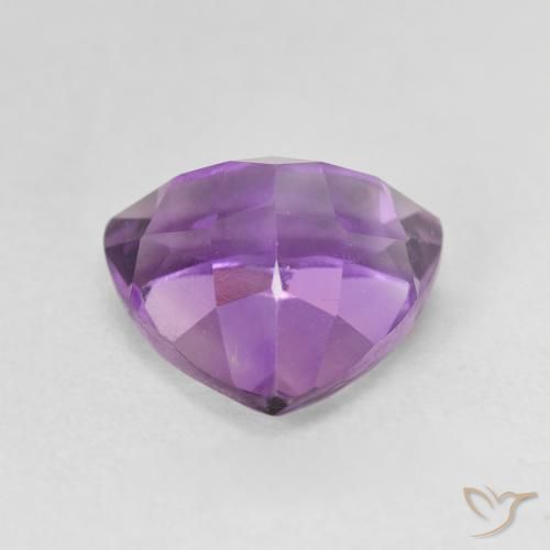 Ametista Medium Light Purplish-Violet Natural 3.20ct, Trilhão, VVS-VS
