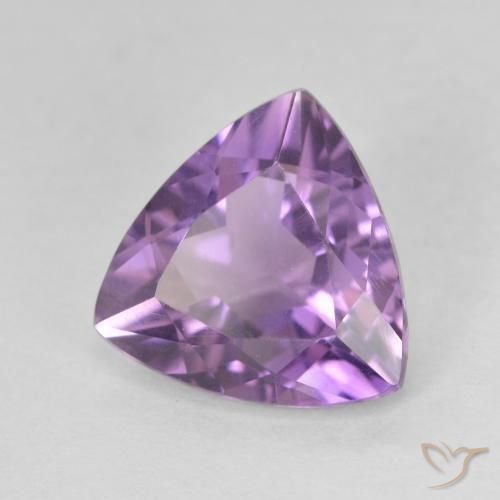 Ametista Violeta Profundo Natural 2.59ct, Trilhão, VVS-VS