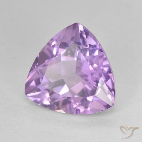 Ametista Violeta rosado Natural 2.93ct, Trilhão, VS