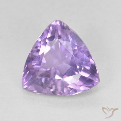 2.69ct Natural Violeta claro Ametista, Trilhão, VS