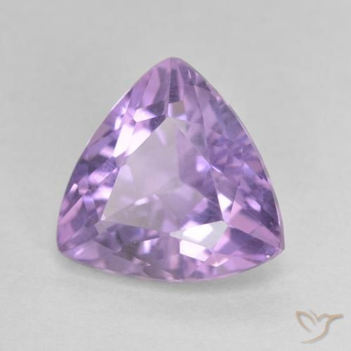 Ametista Violeta claro Natural 2.69ct, Trilhão, VS