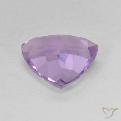 Ametista Violeta claro Natural 2.69ct, Trilhão, VS