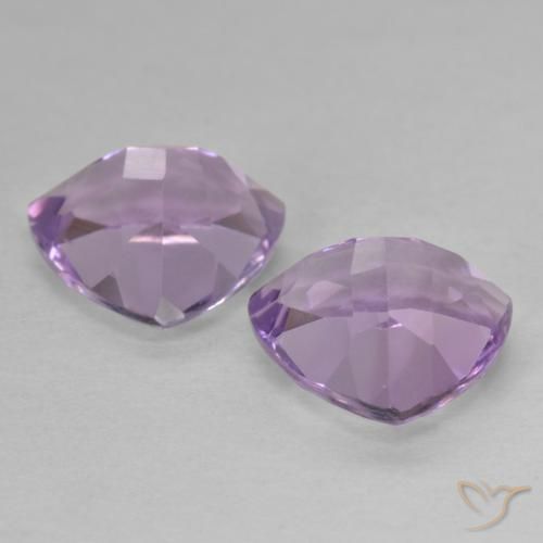 Pedras preciosas de Ametista Violeta rosa médio natural de 5.78 ct, Trilhão, VVS-VS