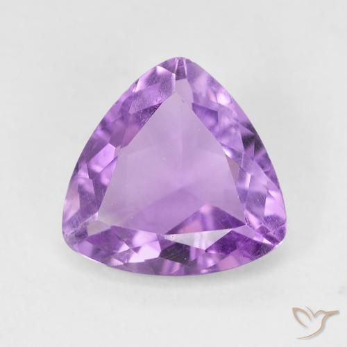 2.60ct Natural Violeta Púrpura Ametista, Trilhão, VVS-VS