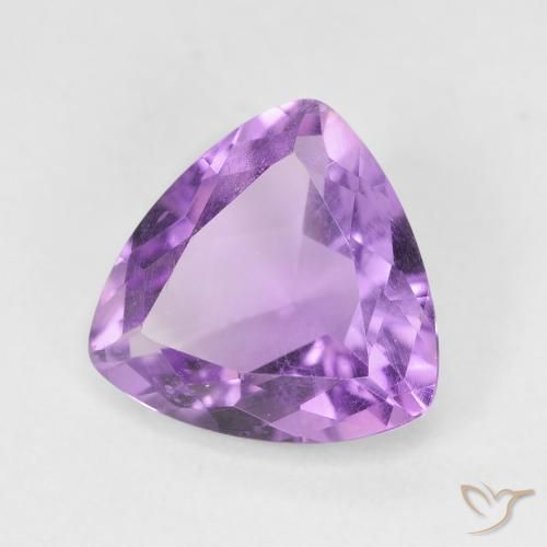 Ametista Violeta Púrpura Natural 2.60ct, Trilhão, VVS-VS