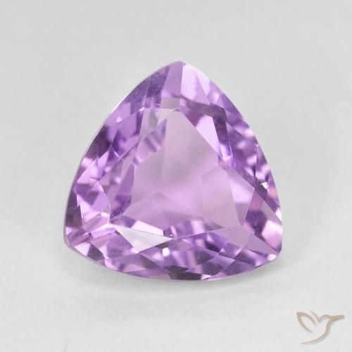 2.93ct Natural Violeta Púrpura Ametista, Trilhão, VVS-VS