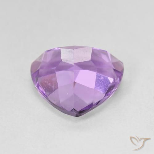 Ametista Violeta Púrpura Natural 2.93ct, Trilhão, VVS-VS