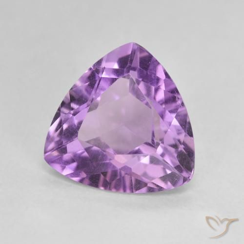 Ametista Violeta médio Natural 2.75ct, Trilhão, VVS-VS