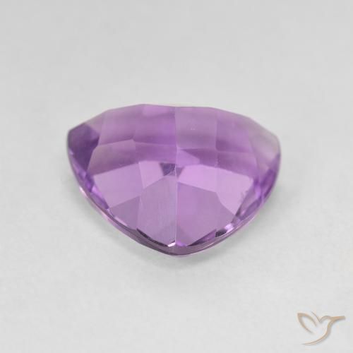 Ametista Violeta médio Natural 2.75ct, Trilhão, VVS-VS
