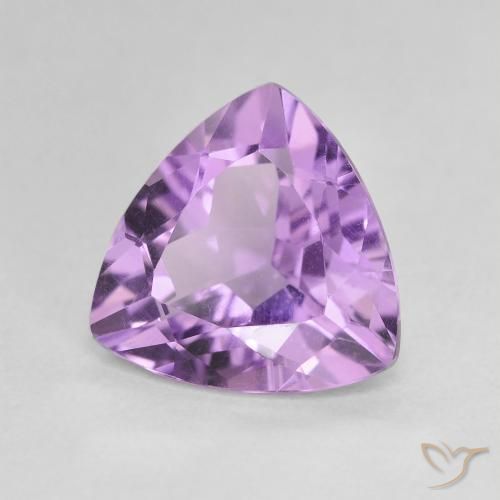 Ametista Violeta médio Natural 2.75ct, Trilhão, VVS-VS
