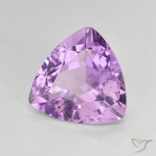 Ametista Violeta Púrpura Médio Natural 2.93ct, Trilhão, VVS-VS
