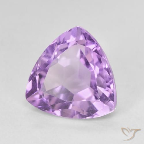 Ametista Violeta médio Natural 3.28ct, Trilhão, VVS-VS
