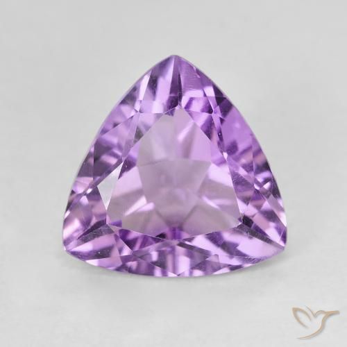 2.71ct Natural íris violeta Ametista, Trilhão, VVS-VS