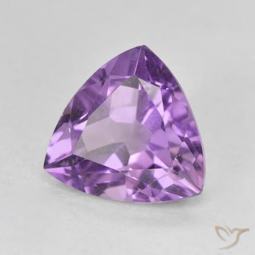 Ametista íris violeta Natural 2.82ct, Trilhão, VVS-VS