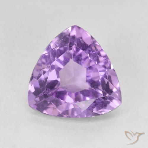 2.93ct Natural íris violeta Ametista, Trilhão, VVS-VS