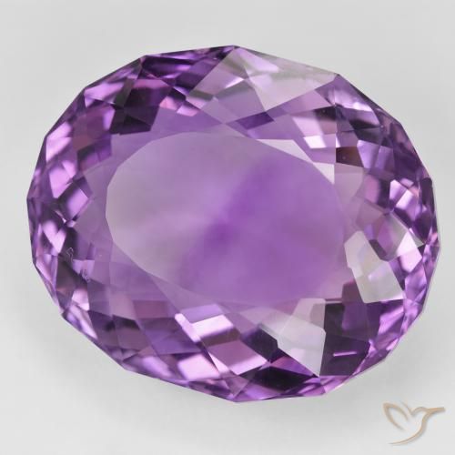 Ametista Violeta Púrpura Profundo Natural 42.47ct, oval, VVS