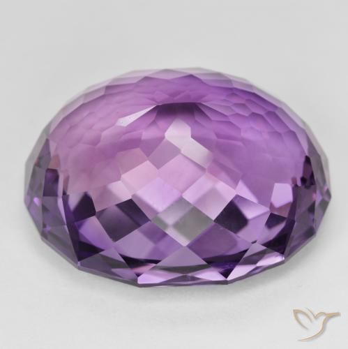 Ametista Violeta Púrpura Profundo Natural 42.47ct, oval, VVS