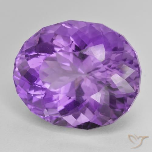 Ametista Violeta Intenso Natural 33.08ct, oval, VVS